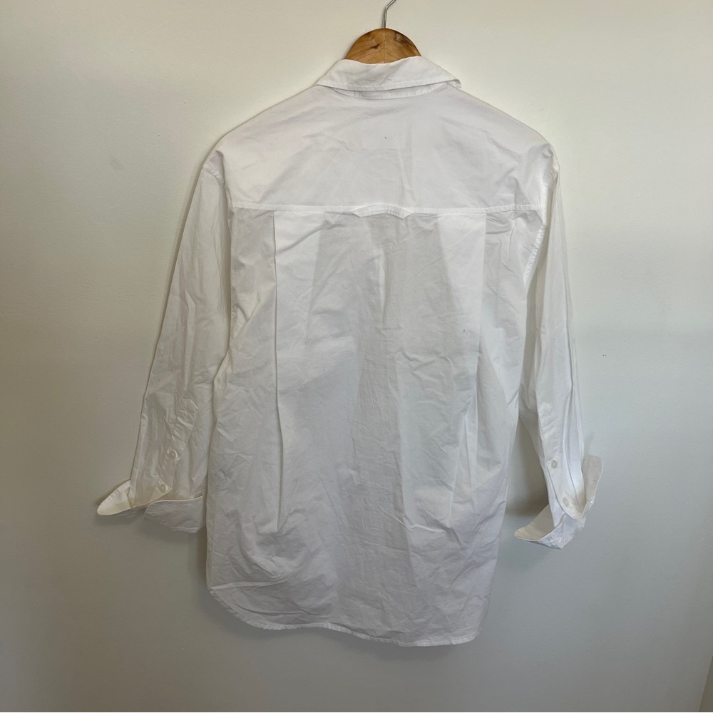 Citizens Of Humanity Kayla Shirt in Optic White Size M NWOT - Picture 6 of 6